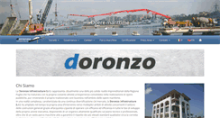 Desktop Screenshot of doronzoinfrastrutture.it